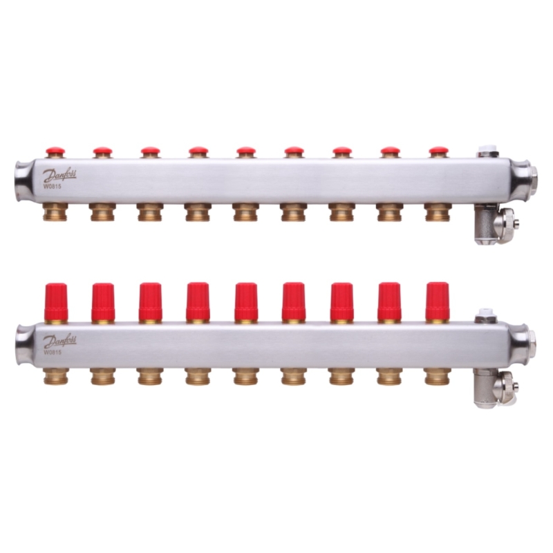 SSM-9 Колектор без ротаметрів  9 + 9 Danfoss