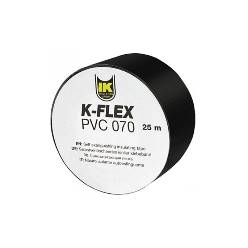 Стрічка PVC K-FLEX 050-025 AT 070 black 