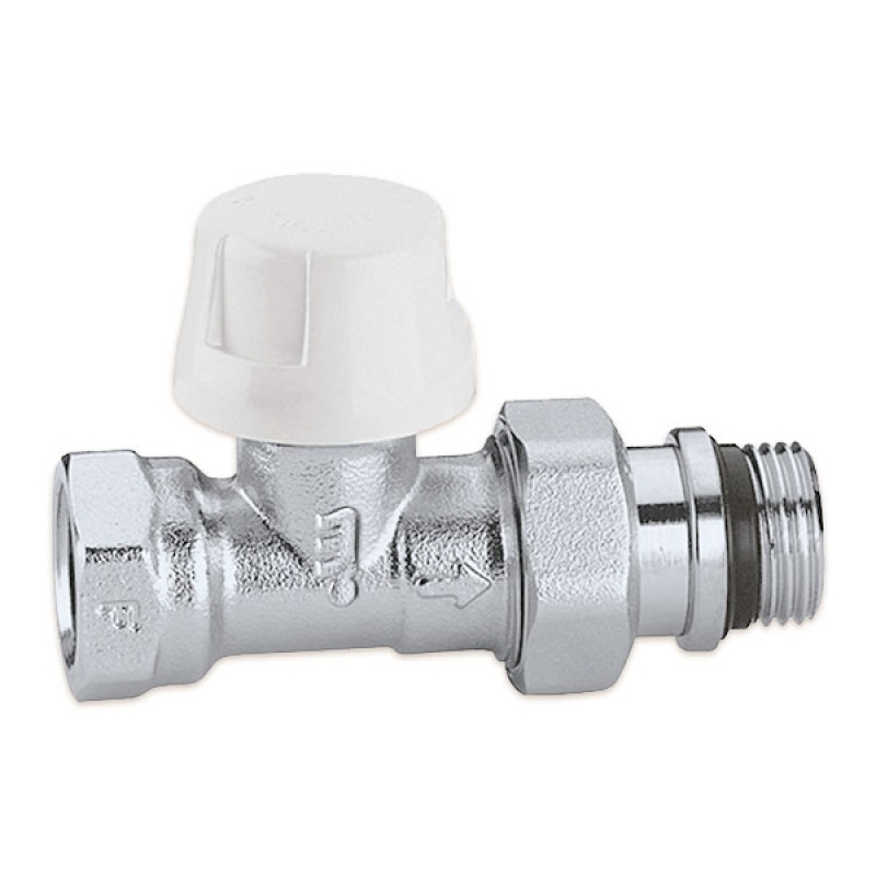 Кран-термостат радіаторний Ø1/2″ прямий 10 bar 221402 Caleffi S.p.a