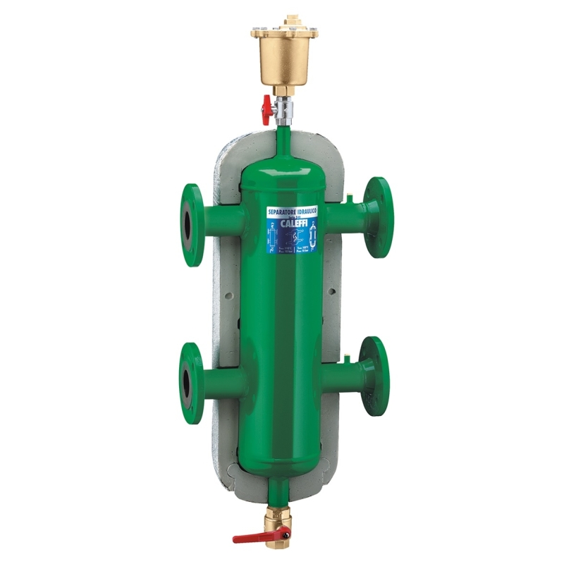 Гідравлічний сепаратор (стрілка) фланцевий DN65 0÷105°C 10 bar (ізоляція, ПВ, зливний кран)  548062 Caleffi S.p.a.