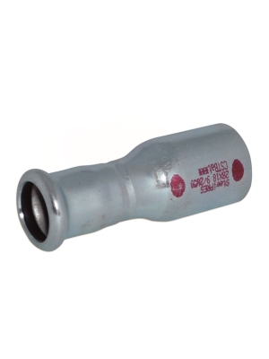 Перехідник  сталевий  Ø28 х Ø22  оцинкований (опалення)  STEELPRES®  RM