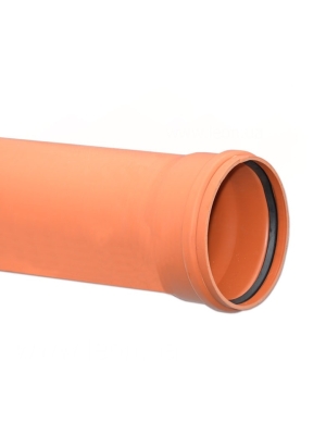 Труба для зовнішньої каналізації  SN2  Ø160 x 3.2 мм  L=4000 мм PVC Valrom  Україна