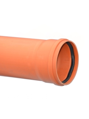 Труба для зовнішньої каналізації  SN4  Ø200 x 4,9 мм  L=2000 мм  PVC  Valrom Україна