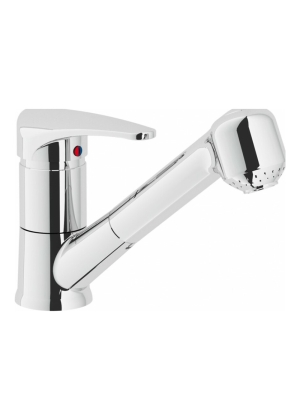 HERA 2005  Змішувач для кухні  H547117CR  з витяжним шлангом CARLO NOBILI SPA (Італія)