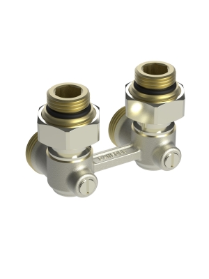 Клапан запірний RLV-KB Ду15 кутовий для нижнього підключення  003L0394 Danfoss
