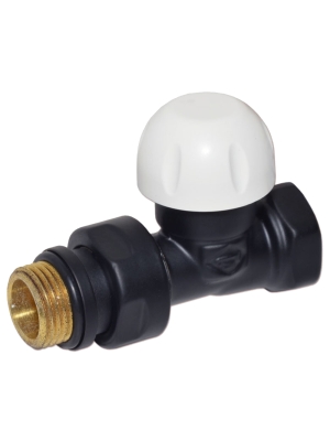 V141710EFS9005O  Термоклапан прямий  BLACK MATTE  Ø1/2