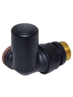 V174211EFS9005ODX  Кран відсікаючий трьохосьовий  BLACK MATTE Ø1/2