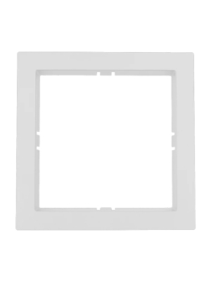 Рамка для регуляторів ENGO BEZEL-1W серії SIMPLE, біла 