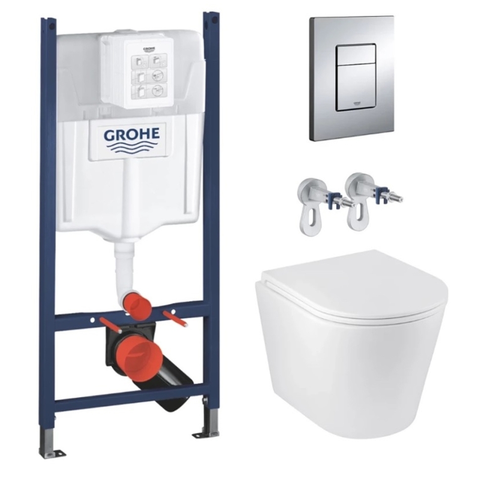 Grohe Комплект унітазу з установкою 4 в 1 Grohe Solido Even (3884966KA513636)