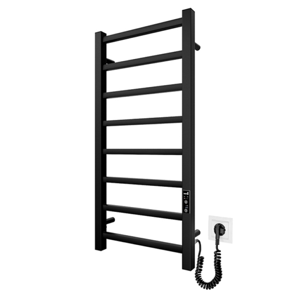 Електрична рушникосушарка Токіо-I  800х400/80 TR К чорний мат