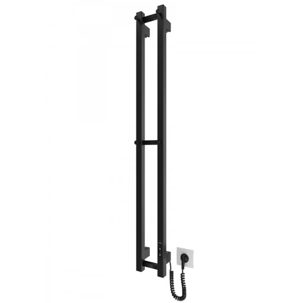 Електрична рушникосушарка HF Slim 1170х140 чорний мат