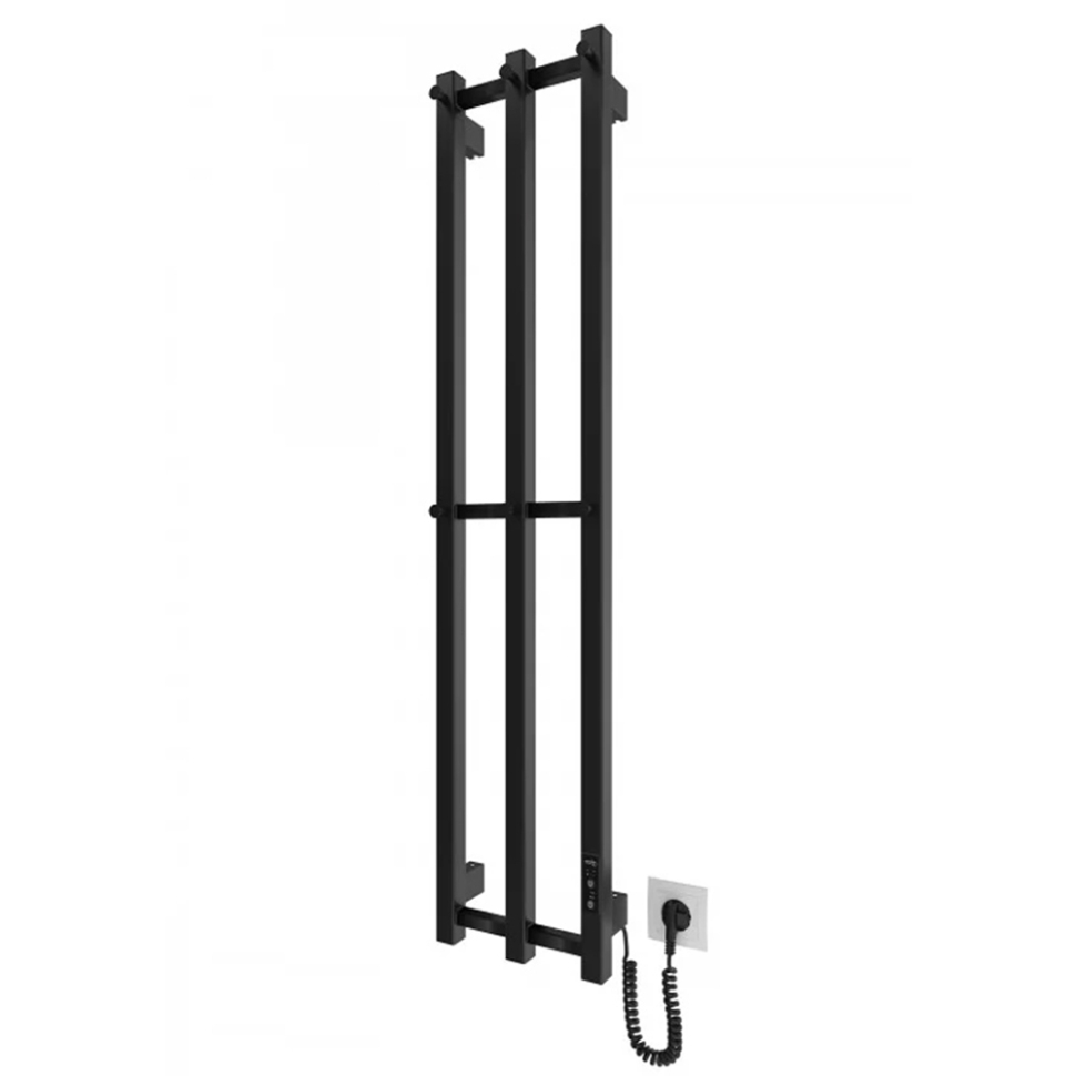 Електрична рушникосушарка HF Slim 1170х250 чорний мат
