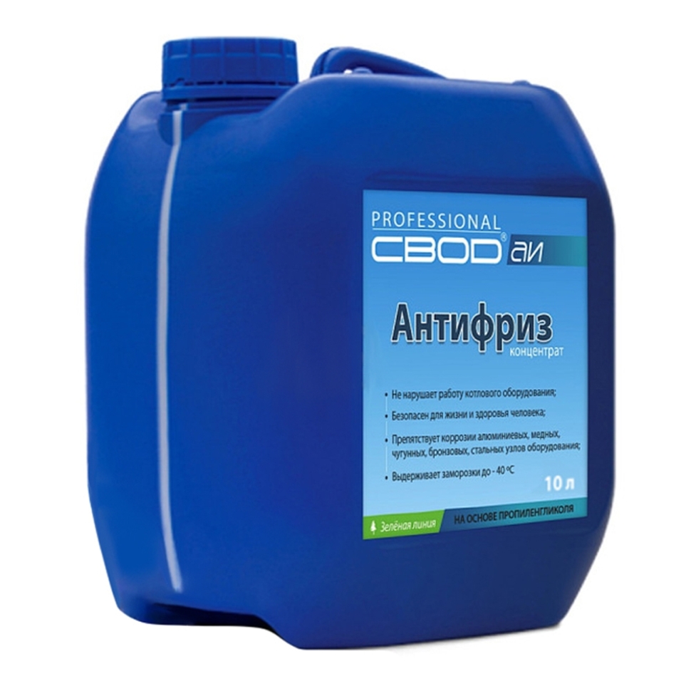 Антифриз СВОД-АІ -40ºС концентрат для систем опалення, каністра 10л