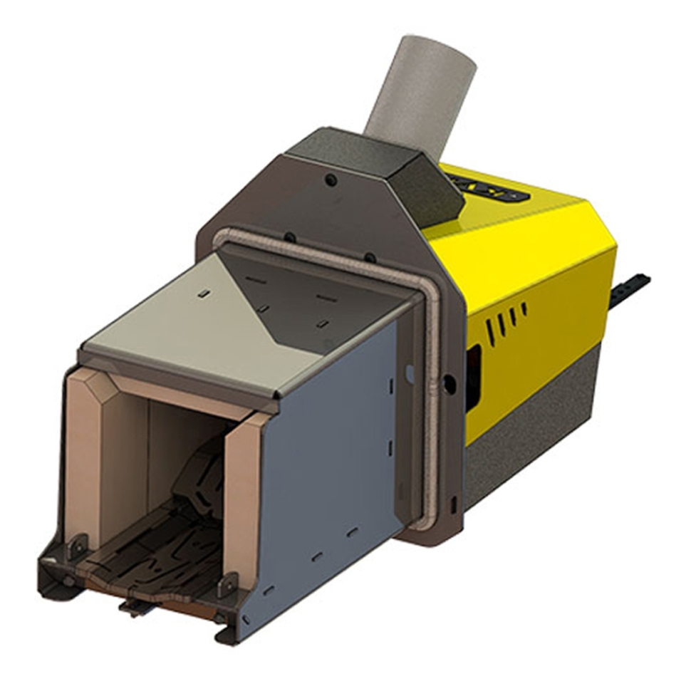 Пеллетний пальник KVIT Optima 40 PLUM eco TOUCH 850