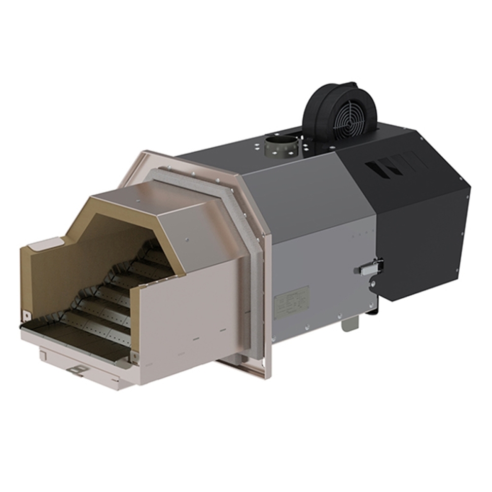 Пеллетний пальник KVIT Optima Prom 250 PLUM eco TOUCH 850