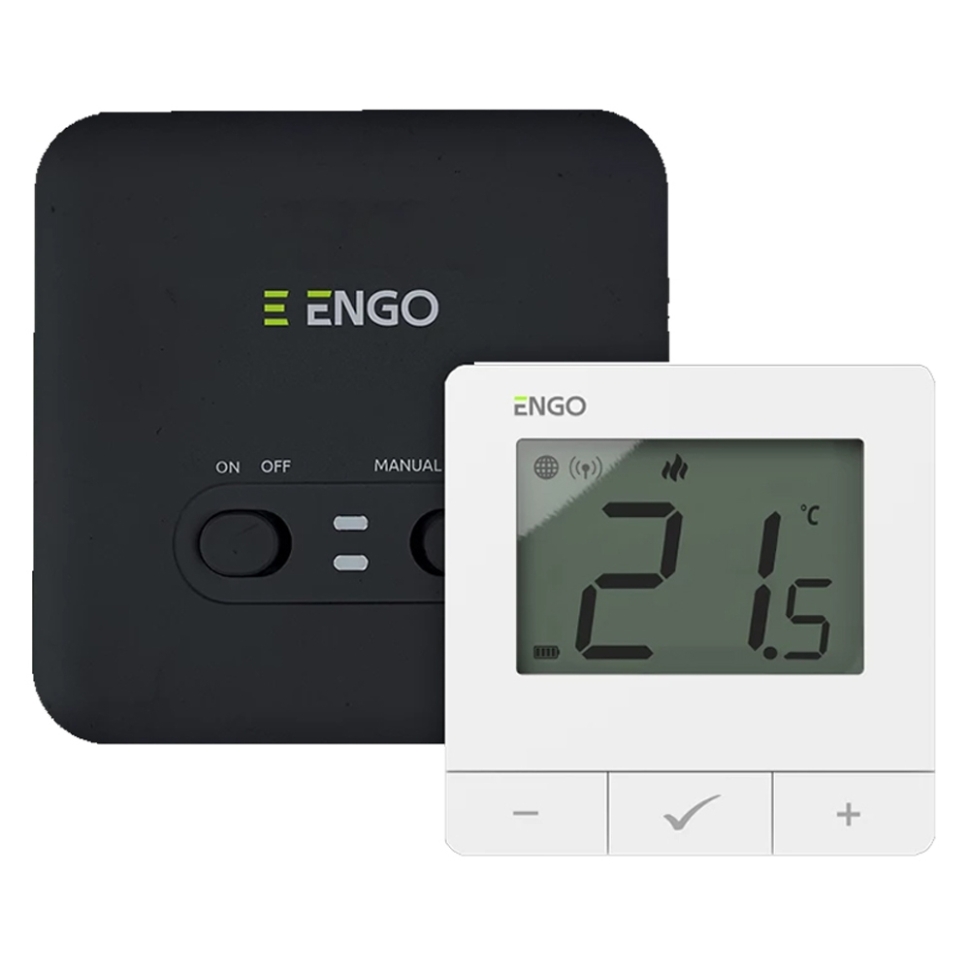 Інтернет терморегулятор ENGO E20i-W бездротовий, Wi-Fi, білий
