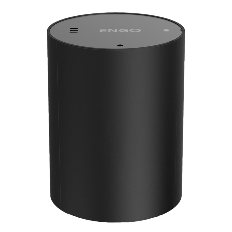 Чорний корпус для термостатичної головки ENGO ETRV-BC