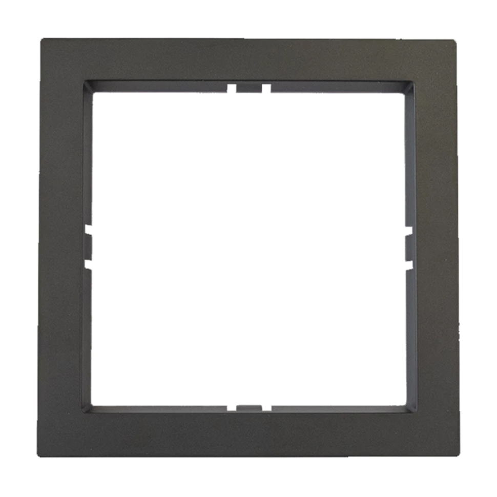 Рамка для регуляторів ENGO BEZEL-1B серії SIMPLE, чорна 