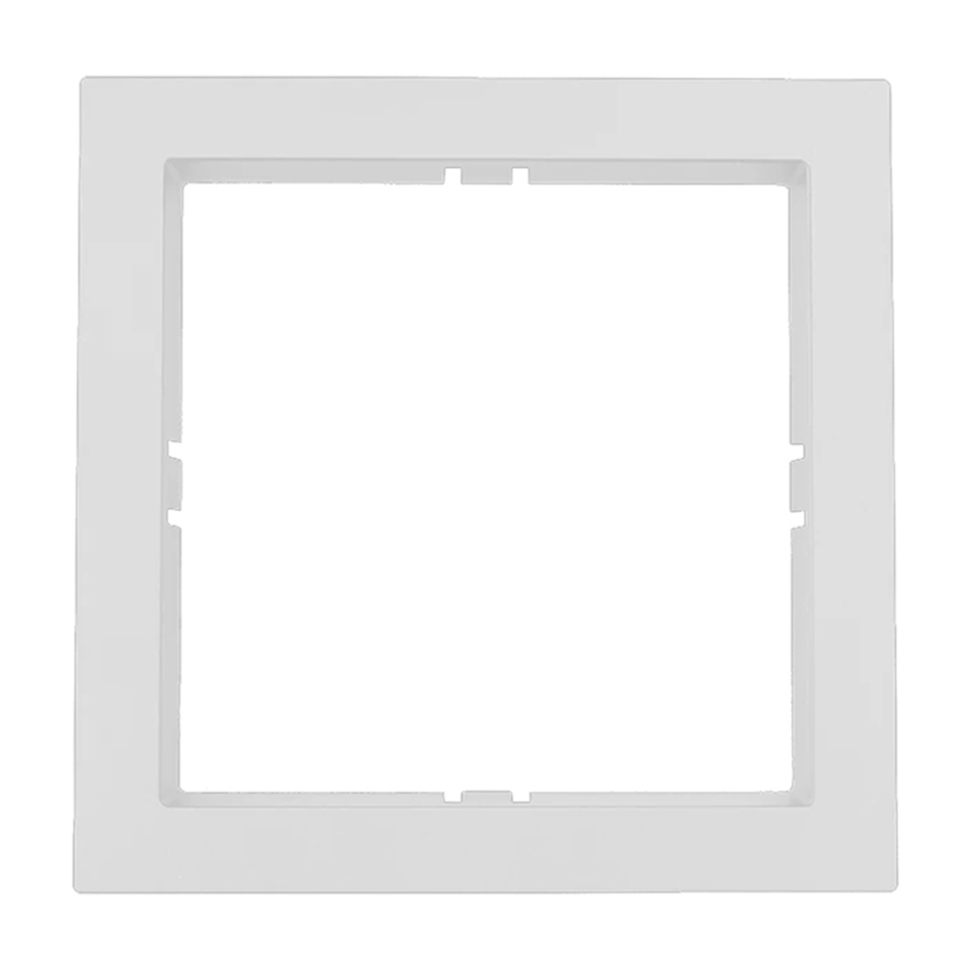 Рамка для регуляторів ENGO BEZEL-1W серії SIMPLE, біла 