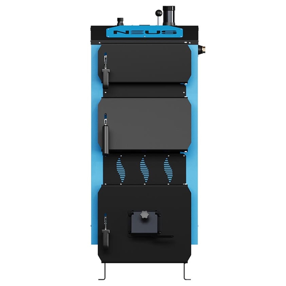 Твердопаливний котел Neus Praktik NEW plus 25 кВт сталь 5 мм з автоматикою