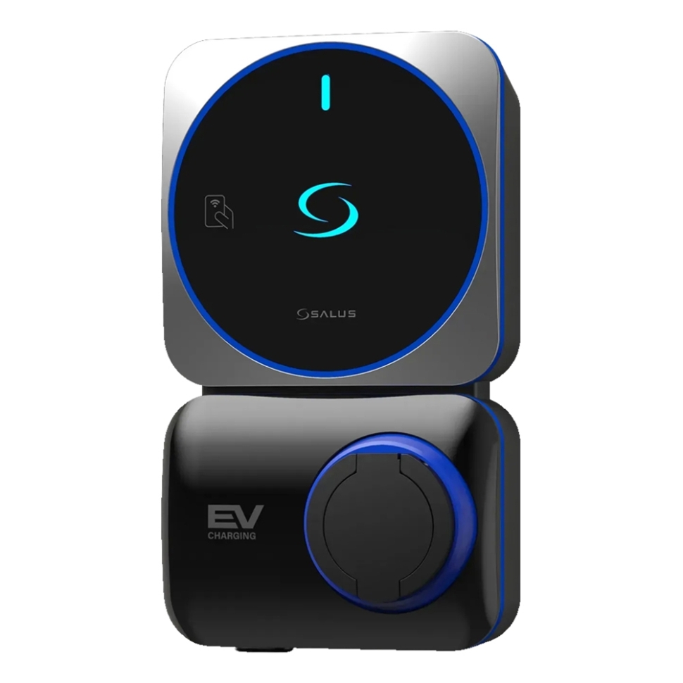 Зарядна станція SALUS EV11EU трифазна для електромобілів, 11 кВт, розеткового типу, під роз'єм TYPE-2 без кабеля 