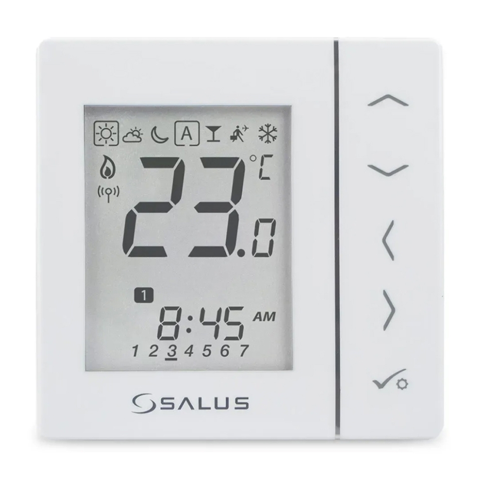 Терморегулятор SALUS VS10WRF, прихованого монтажу 230 В (ZigBee)