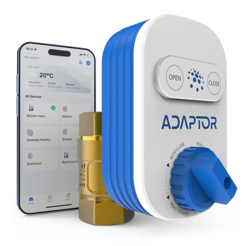 Клапан з електроприводом Adaptor BSP20ZB (Tuya/ZigBee) 3/4