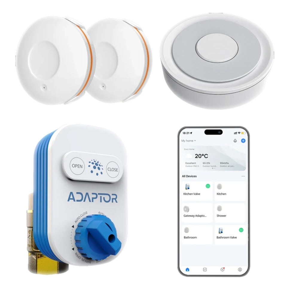 Комплект захисту від протікання Adaptor AKIT-2 (клапан 3/4