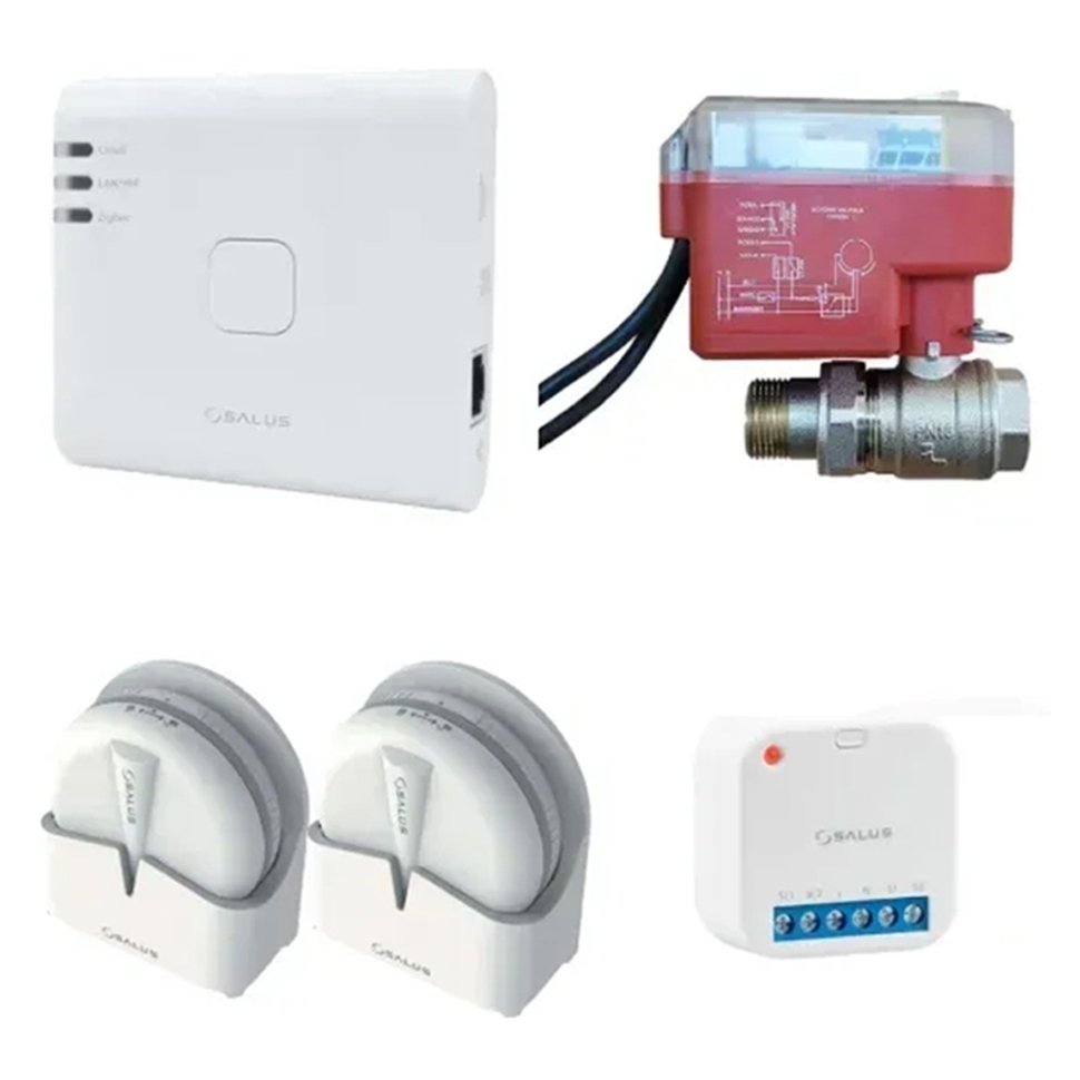 Комплект захисту від протікання SALUS KIT-2 ZigBee (клапан 3/4